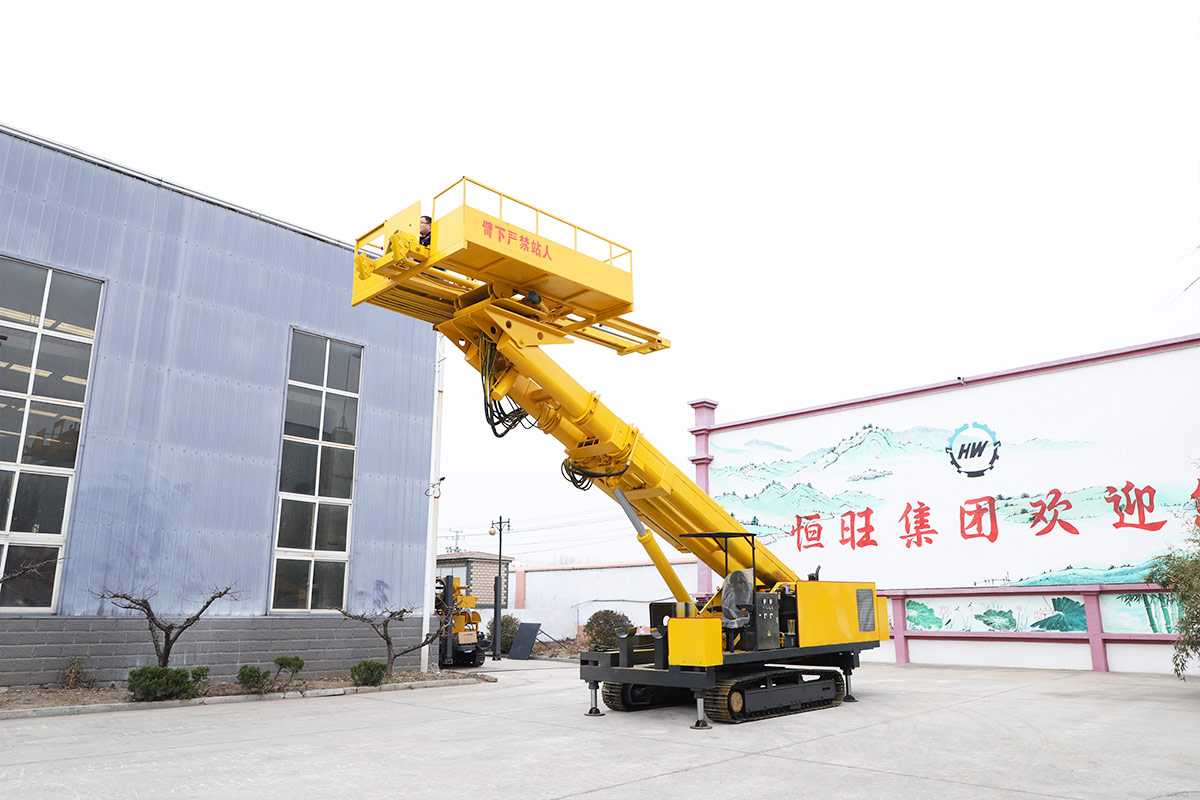 Application of slope protection anchoring drilling rig